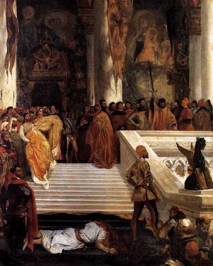 Eugene Delacroix The Execution of Doge Marino Faliero Spain oil painting art
